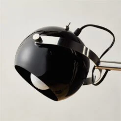 Daltrey Black Metal Floor Lamp -Cb2 Sales 2024 DaltreyBlackFloorLampAVSHS23