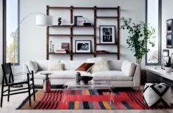 Walnut Modular Triple Shelf 88" -Cb2 Sales 2024 Decker2PieceSectionalJL19