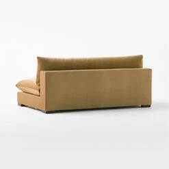 Deseo Copper Brown Performance Velvet Armless Loveseat -Cb2 Sales 2024 DeseoCpprArmlessLvst3QBSSF23
