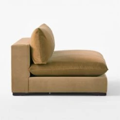 Deseo Copper Brown Performance Velvet Armless Loveseat -Cb2 Sales 2024 DeseoCpprArmlessLvstSDSSF23