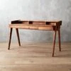 Drommen 3- Drawer Wood Desk