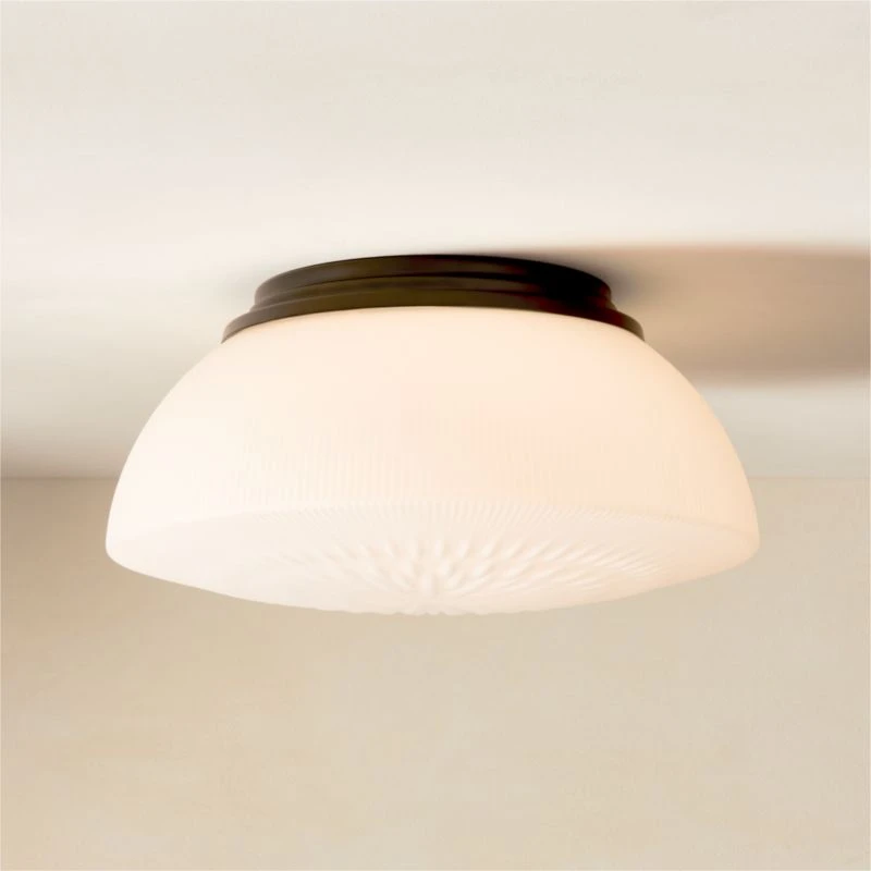 Dufrene Matte Black Flush Mount Light 2 Dufrene Matte Black Flush Mount Light - Image 2