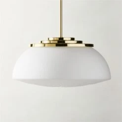 Dufrene Polished Brass Pendant Light