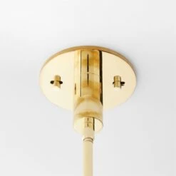 Dufrene Polished Brass Pendant Light -Cb2 Sales 2024 DufrenePldBrsPendantSSS23