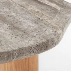El Verano Travertine Coffee Table -Cb2 Sales 2024 ElVeranoCoffeeTableAVSSS22