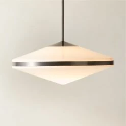 Elayna Blackened Brass Pendant Light -Cb2 Sales 2024 ElaynaGlsNBlkdBrsPendantROF23