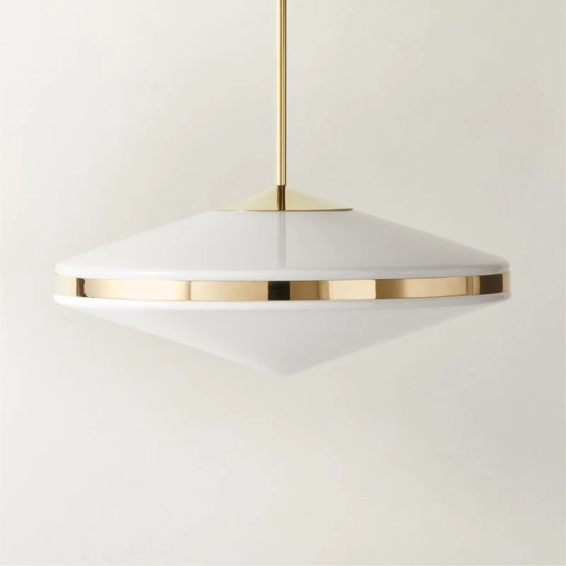 Elayna Polished Brass Pendant Light 1 Elayna Polished Brass Pendant Light