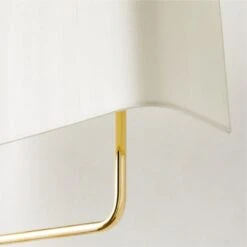 Elodie Polished Brass Wall Sconce Light Right-Facing -Cb2 Sales 2024 ElodiePlhdBrsRWallSconceAV3SHF23