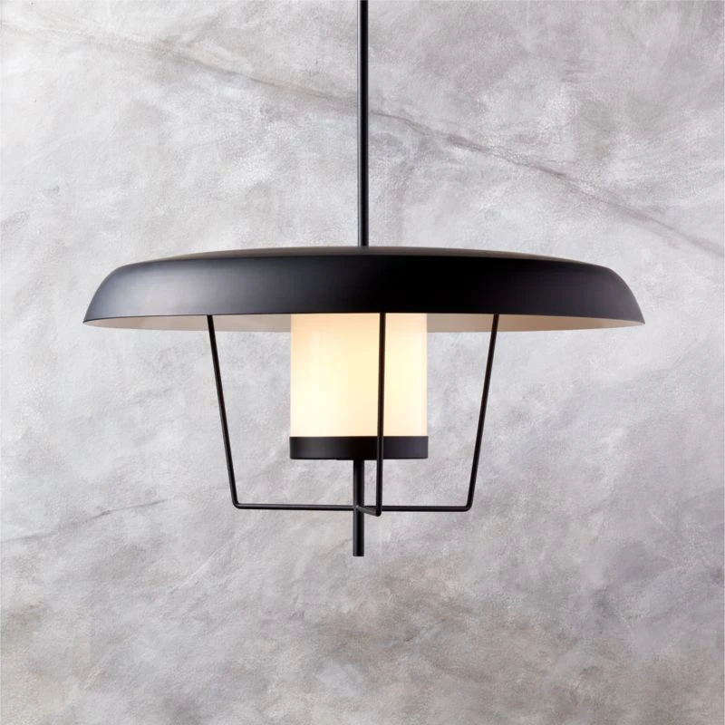 Exposior Indoor/Outdoor Black Pendant Light Model 017 2 Exposior Indoor/Outdoor Black Pendant Light Model 017 - Image 2