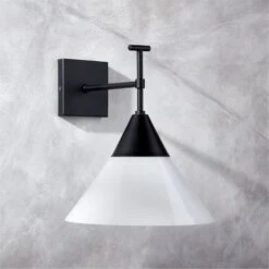 Exposior Indoor/Outdoor Black Wall Sconce Model 2027