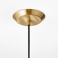 Exposior Polished Brass Pendant Light Model 018 16.75" -Cb2 Sales 2024 ExposiorBrsPendantMdl2011SSS22