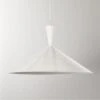 Exposior White Pendant Light Model 018 24.75"