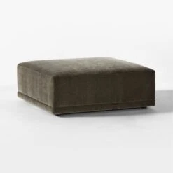 Faible Grey Performance Velvet Ottoman 8 Faible Grey Performance Velvet Ottoman -Cb2 Sales 2024 FaibleGreyVlvtOttoman3QSSS23