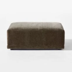 Faible Grey Performance Velvet Ottoman 7 Faible Grey Performance Velvet Ottoman -Cb2 Sales 2024 FaibleGreyVlvtOttomanSOSSS23