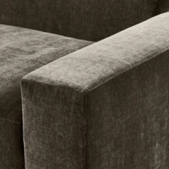 Faible 6-Piece U-Shaped Grey Performance Velvet Sectional Sofa With Right Arm -Cb2 Sales 2024 FaibleGreyVlvtRA6PcSectAVSSS23