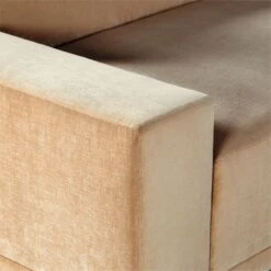 Faible 6-Piece U-Shaped Wheat Performance Velvet Sectional Sofa With Left Arm -Cb2 Sales 2024 FaibleWhtVlvtLA6PcSectAVSSS23 1