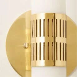 Figaro Polished Brass Wall Sconce 10 Figaro Polished Brass Wall Sconce -Cb2 Sales 2024 FigaroBrassSconceAV3SHS22