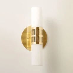 Figaro Polished Brass Wall Sconce