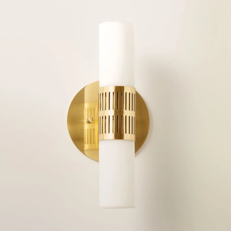 Figaro Polished Brass Wall Sconce 1 Figaro Polished Brass Wall Sconce
