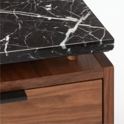 Fullerton 3-Drawer Metal And Walnut Wood Desk With Black Marble Top 13 Fullerton 3-Drawer Metal And Walnut Wood Desk With Black Marble Top -Cb2 Sales 2024 FullertonModBkDkWWlDrNLgAVF20