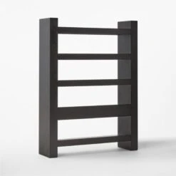 Genova Black Ebonized Oak Bookcase 20 Genova Black Ebonized Oak Bookcase -Cb2 Sales 2024 GenovaEbdOakPrstBkCs3QBSSF22