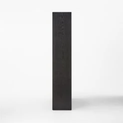 Genova Black Ebonized Oak Bookcase 19 Genova Black Ebonized Oak Bookcase -Cb2 Sales 2024 GenovaEbdOakPrstBkCsSDSSF22