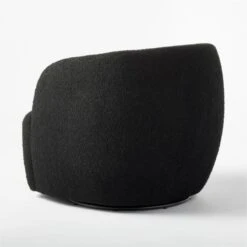 Gwyneth Black Boucle Swivel Chair Set Of 2 -Cb2 Sales 2024 GwynethBkBclChairBlcNoir3QBSSS21 1
