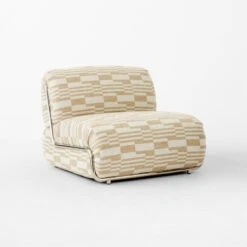 Hada Armless Geometric Patterned Lounge Chair 14 Hada Armless Geometric Patterned Lounge Chair -Cb2 Sales 2024 HadaPatternWovenChair3QSSS23