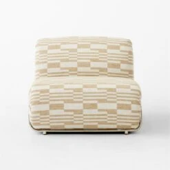 Hada Armless Geometric Patterned Lounge Chair 13 Hada Armless Geometric Patterned Lounge Chair -Cb2 Sales 2024 HadaPatternWovenChairSOSSS23