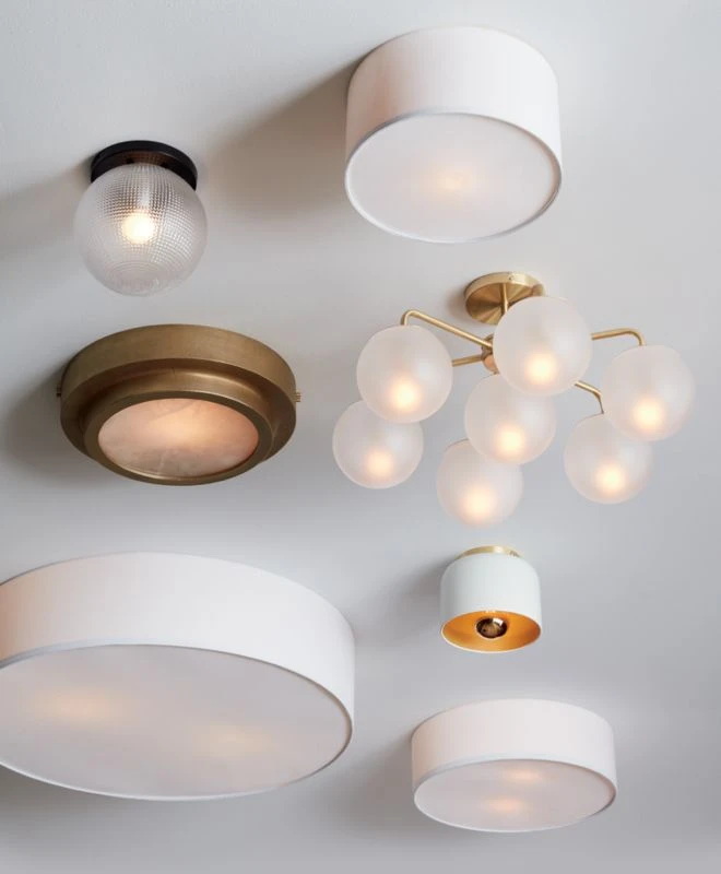 Drum Flush Mount Light 19.75" 4 Drum Flush Mount Light 19.75" - Image 4