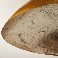 Hammered Brass Shallow Dome Pendant Light -Cb2 Sales 2024 HammeredBrsShllwPendantAV2SHF22