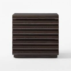 Hark Hi-Gloss Oak Wood 2-Drawer File Cabinet -Cb2 Sales 2024 HarkLcqrdWdFileCabinetSOSSS22