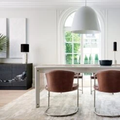 Raw Marble Table Lamp -Cb2 Sales 2024 HatchHiGlossWhiteOC20 1x1