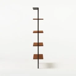 Helix Walnut Wood Wall Mount Bookshelf 70'' -Cb2 Sales 2024 Helix70inWalnutBookcaseSDSSS21