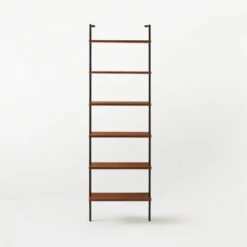 Helix Walnut Wood Wall Mount Bookshelf 96'' 16 Helix Walnut Wood Wall Mount Bookshelf 96'' -Cb2 Sales 2024 Helix96inWalnutBookcaseSOSSS21