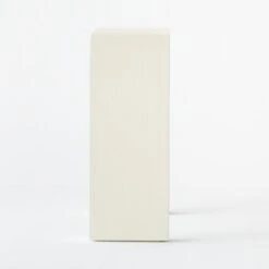 Horseshoe Ivory Lacquered Linen Console Table 36'' -Cb2 Sales 2024 Horseshoe36inIvryLqdLnCnlTbSDF20