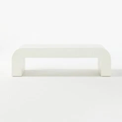 Horseshoe Ivory Lacquered Linen 60" Coffee Table 7 Horseshoe Ivory Lacquered Linen 60" Coffee Table -Cb2 Sales 2024 HorseshoeIvLqdLnRctCffTblSOF20