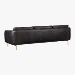 Hoxton Black Leather Sofa -Cb2 Sales 2024 HoxtonBlackLeatherSofa3QBF18