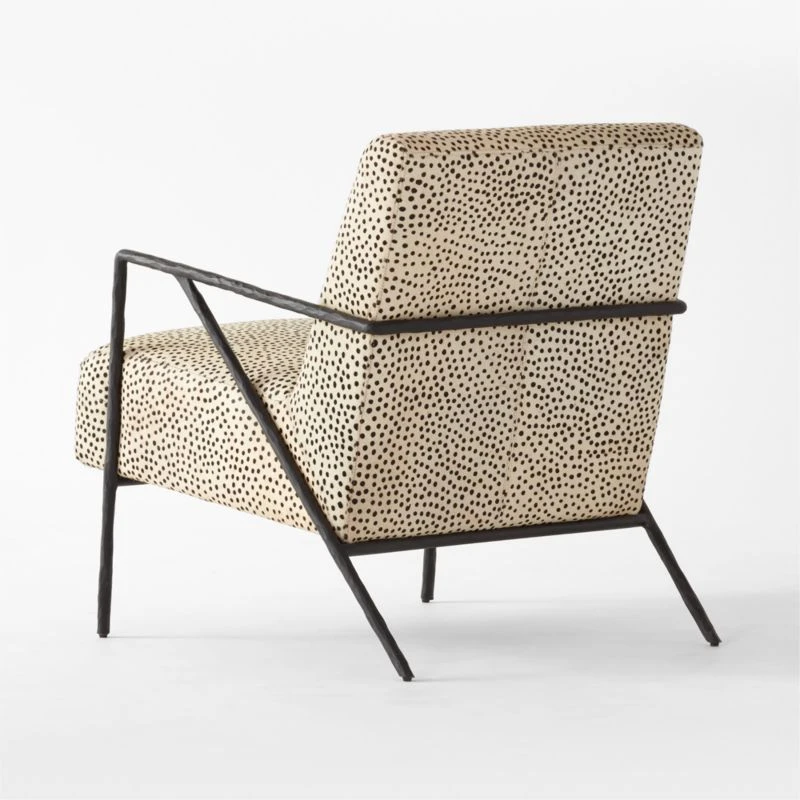 Imogene Dot Hair On Hide Lounge Chair 6 Imogene Dot Hair On Hide Lounge Chair - Image 6