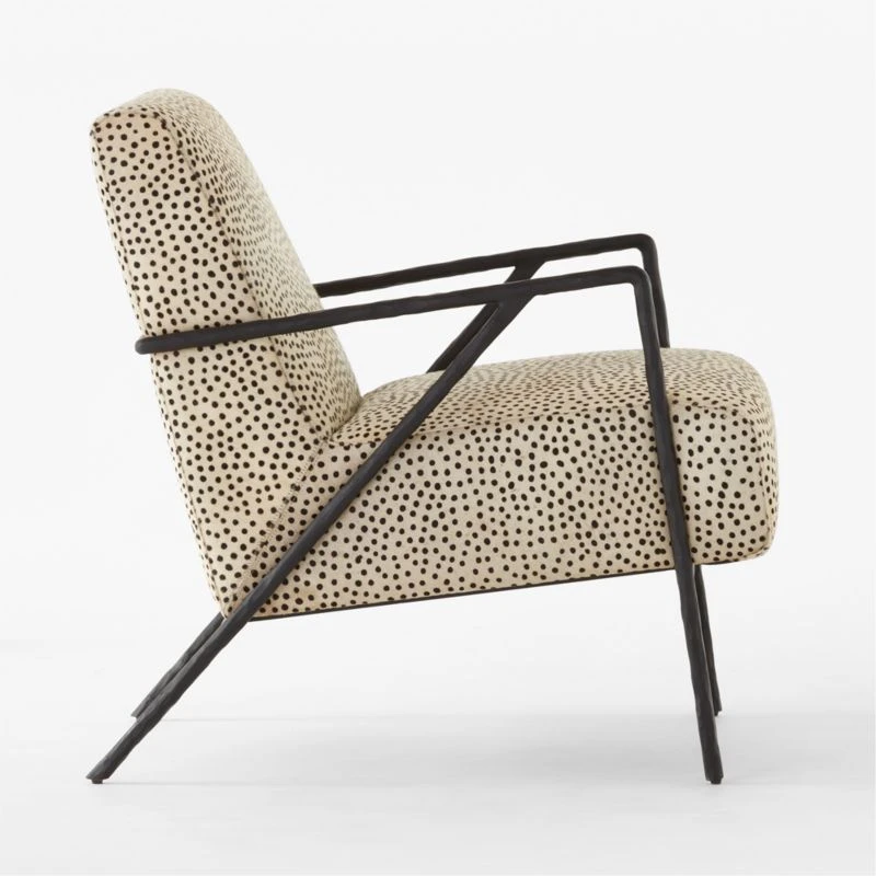 Imogene Dot Hair On Hide Lounge Chair 5 Imogene Dot Hair On Hide Lounge Chair - Image 5