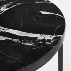 Irwin Black Marble Side Table -Cb2 Sales 2024 IrwinBlkMrblSideTableAVSSF21