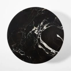 Irwin Black Marble Side Table -Cb2 Sales 2024 IrwinBlkMrblSideTableTOPSSF21