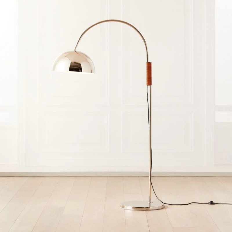 Jett Champagne Arched Floor Lamp 2 Jett Champagne Arched Floor Lamp - Image 2
