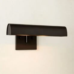 Jolie Black Picture Light Sconce 12" 7 Jolie Black Picture Light Sconce 12" -Cb2 Sales 2024 JolieMttBkWllArtScnc12inAVSHF22