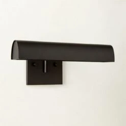 Jolie Black Picture Light Sconce 12"