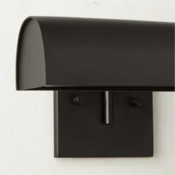Jolie Black Picture Light Sconce 24'' 8 Jolie Black Picture Light Sconce 24'' -Cb2 Sales 2024 JolieMttBkWllArtScnc24inAV2SHF22