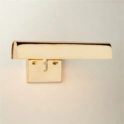 Jolie Polished Brass Picture Light Sconce 12" -Cb2 Sales 2024 JoliePldBsWllArtScnc12inAVSHF22