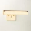 Jolie Polished Brass Picture Light Sconce 12"