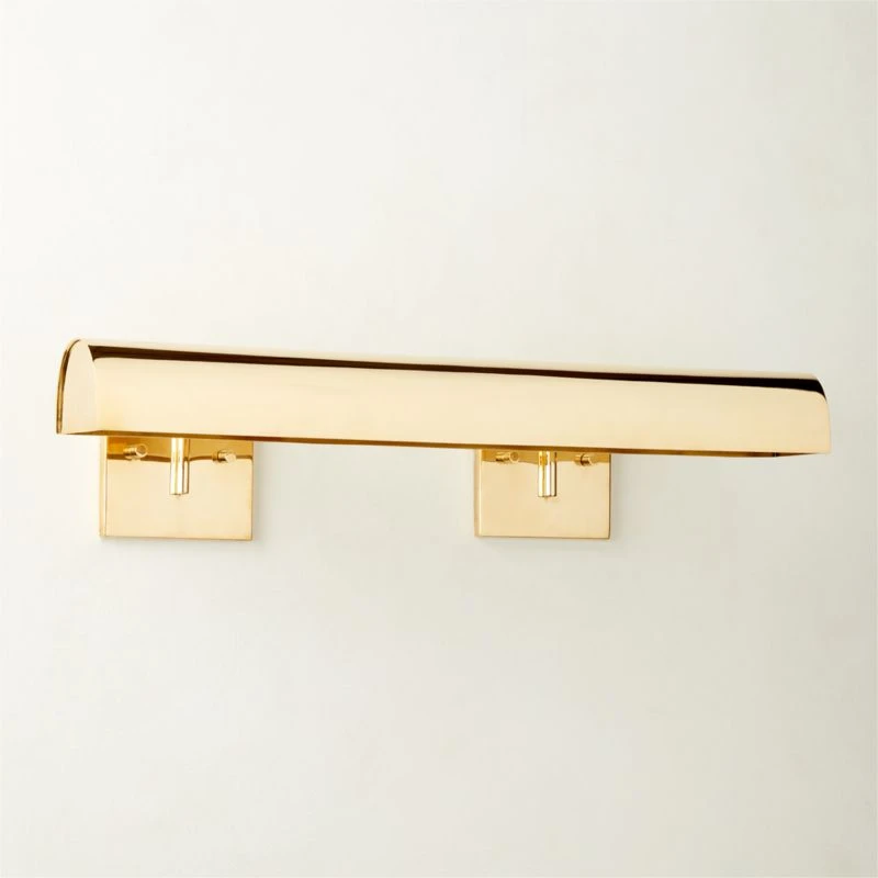 Jolie Polished Brass Picture Light Sconce 24'' 1 Jolie Polished Brass Picture Light Sconce 24''