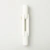 Jumeau White Concrete Wall Sconce Light